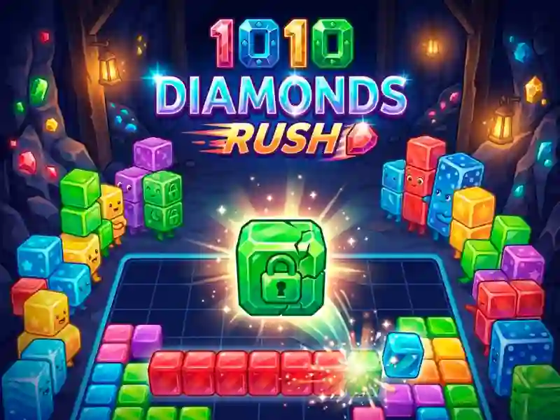 Игра 1010 Diamonds Rush онлајн