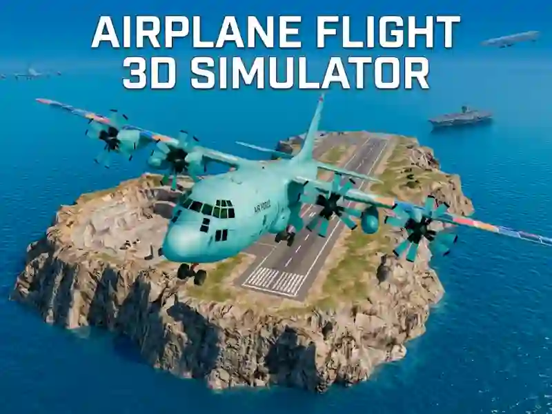 Игра Airplane Flight 3D Simulator онлајн