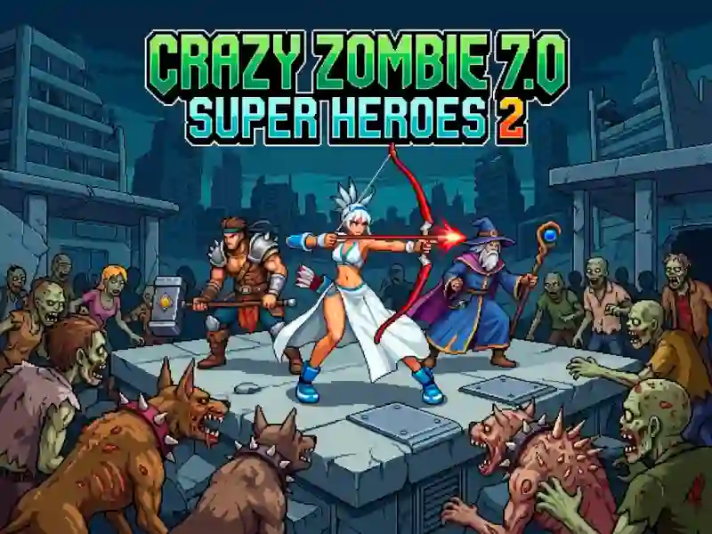 Игра Crazy Zombie 7.0 Super Heroes 2 онлајн