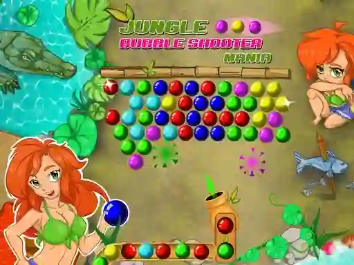 Игра Jungle Bubble Shooter Mania онлајн