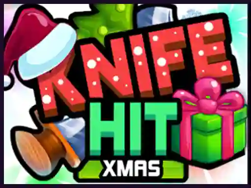 Игра Knife Hit Xmas онлајн