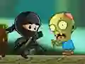 Игра Ninja Kid Vs Zombies онлајн