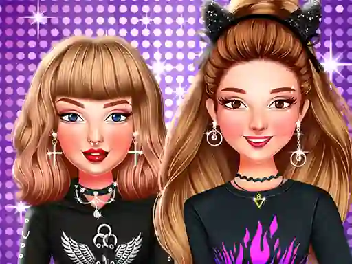Игра Celebrity E-Girl Fashion онлајн