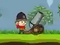 Игра Cannons and Soldiers mountain offense онлајн