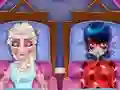 Игра Ladybug And Elsa's First Aid онлајн