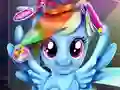 Игра Rainbow pony real haircuts онлајн