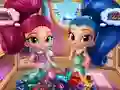 Игра Shimmer And Shine Wardrobe Cleaning онлајн