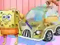 Игра Spongebob Car Cleaning онлајн