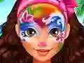 Игра Oceania Princess Moana Face Art онлајн
