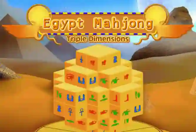 Игра Egypt Mahjong Triple Dimensions онлајн