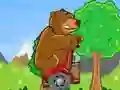 Игра Bear on a Scooter онлајн