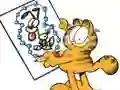 Игра Garfield connects the dots онлајн