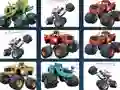 Игра Offroad Trucks Memory онлајн