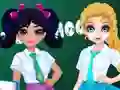 Игра Jacqueline and Eliza School Bag Design Contest онлајн