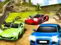 Игра Dino Car Race онлајн
