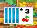 Игра Tri-Fruit Solitaire! онлајн