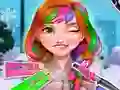 Игра Annie's Winter Chic Hairstyles онлајн