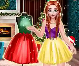 Игра Annie Winter Dress онлајн
