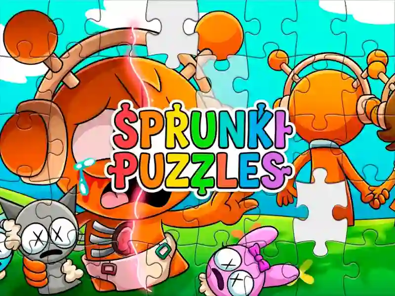 Игра Sprunki Puzzles онлајн