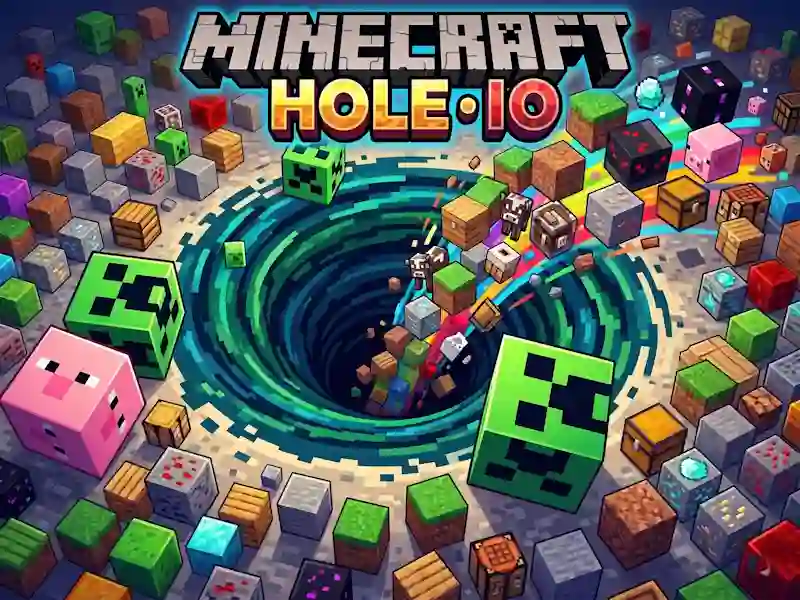 Игра Minecraft Hole IO онлајн