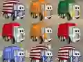 Игра Garbage Trucks Matching онлајн