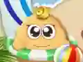 Игра Pou summer Break онлајн