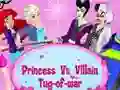 Игра Princess Vs. Villains Tug-of-war онлајн