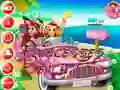 Игра Princesses Beach Trip онлајн