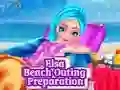Игра Elsa Beach Outing Preparation онлајн