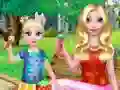 Игра Mommy And Daughter Summer Day онлајн