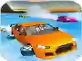 Игра Crazy Water Surfing Car Race онлајн