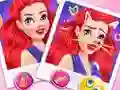 Игра Princesses Face Warp онлајн
