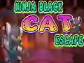 Игра Ninja Black Cat Escape онлајн