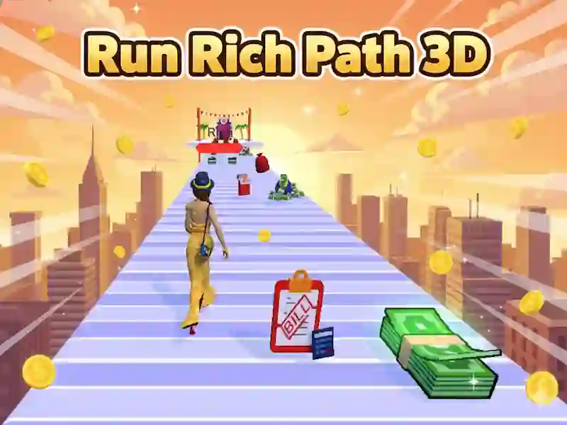 Игра Run Rich Path 3D онлајн