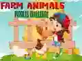 Игра Farm Animals Puzzles Challenge онлајн