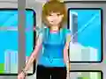 Игра Barbie On The Train онлајн
