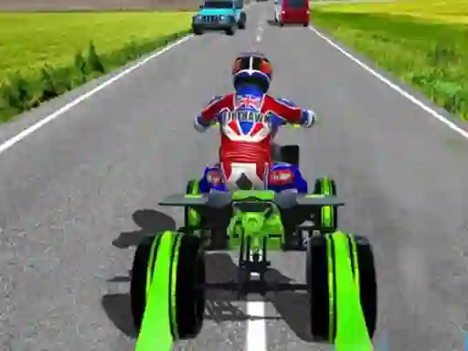 Игра ATV Quad Bike Traffic Racer онлајн