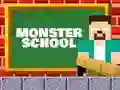 Игра Monster School: Roller Coaster & Parkour онлајн