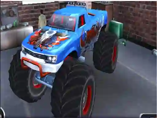 Игра Monster Truck Stunt Adventure онлајн