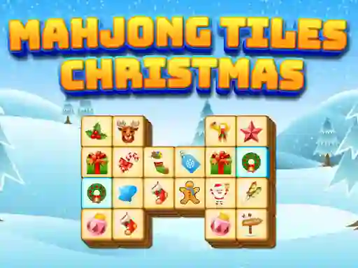 Игра Mahjong Tiles Christmas онлајн