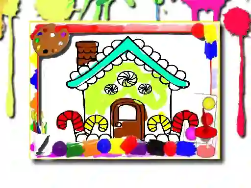 Игра House Coloring Book онлајн
