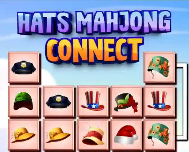 Игра Hats Mahjong Connect онлајн