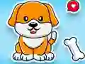 Игра Coloring Book: Cute Dog онлајн