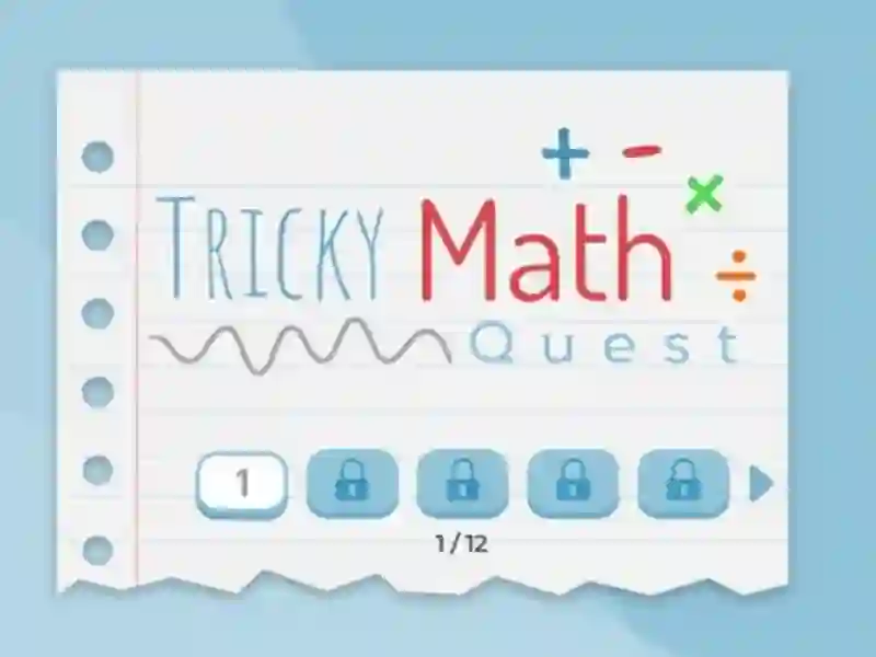 Игра Tricky Math Quest онлајн