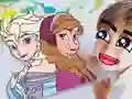 Игра Coloring Book: Frozen онлајн