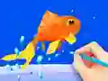 Игра Coloring Book: Fish онлајн