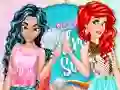 Игра Jasmine and Ariel Wardrobe Swap онлајн