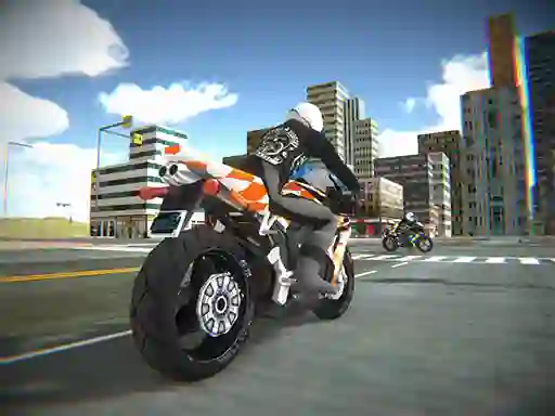 Игра City Police Bike Simulator онлајн