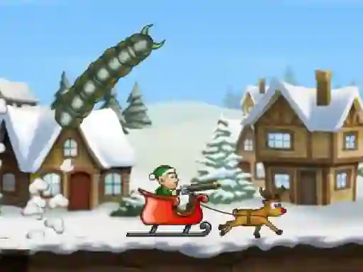 Игра Effing Worms Xmas онлајн