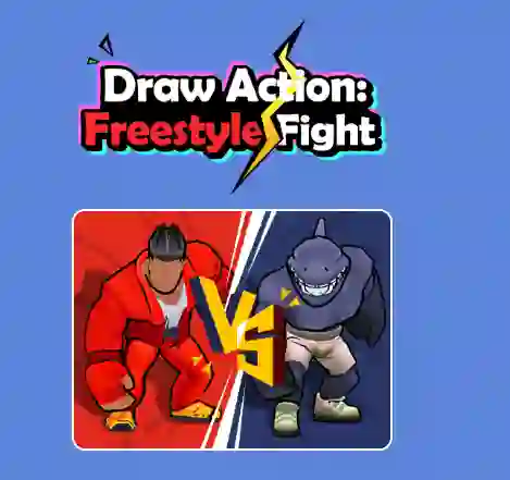 Игра Draw Action: Freestyle Fight онлајн